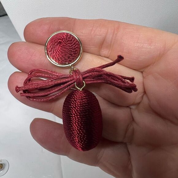 SugarFix by Bauble Bar Red Thread Dangle Earrings - Picture 8 of 8